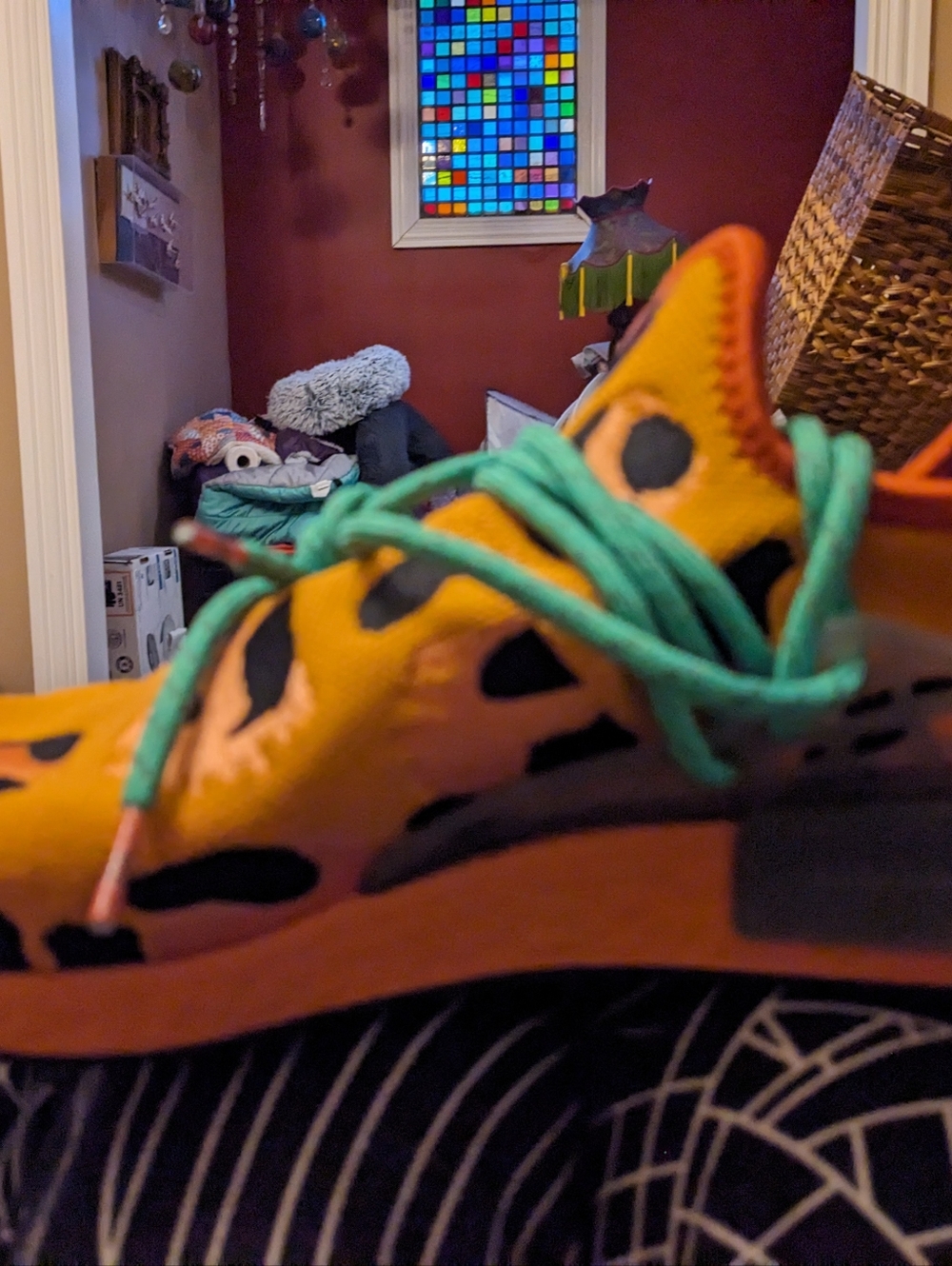 🔥 Adidas NMD Human Race Style – Leopard Print – Size 10 – Great Condition 🔥 - Picture 4 of 7